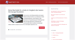 Desktop Screenshot of amethyst-edv.de