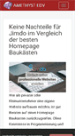 Mobile Screenshot of amethyst-edv.de