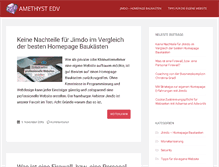 Tablet Screenshot of amethyst-edv.de